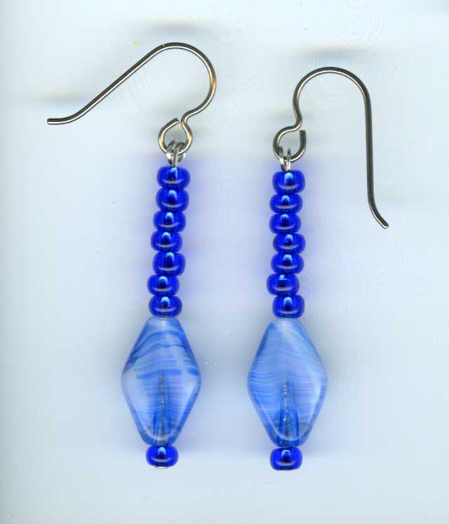 hypoallergenic glass bead Earrings