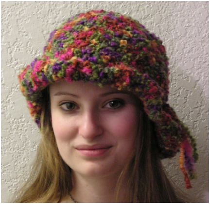 handcrafted boucle flamboyant aussie crocheted hat