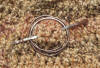 3 ring copper shawl pin by Two Iguanas Glass