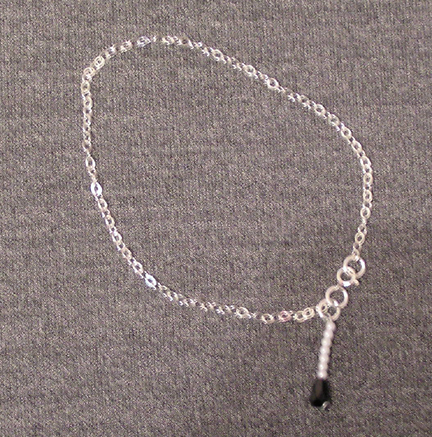 sterling silver ankle bracelet
