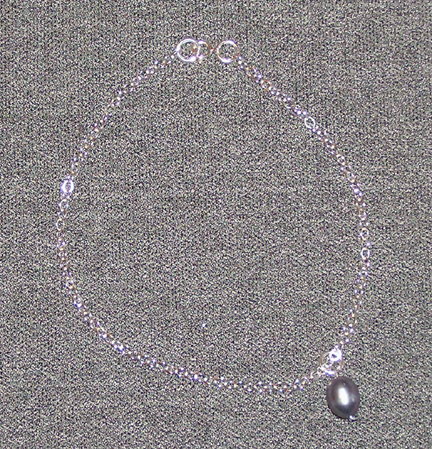 sterling silver ankle bracelet