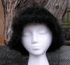 custom faux fur crochet hat