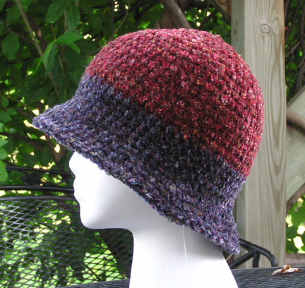 custom chenille crochet hat