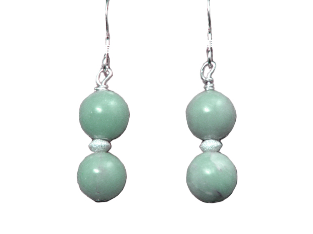 hypoallergenic angelite earrings