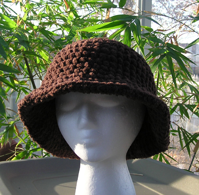 custom crochet chenille flapper hat
