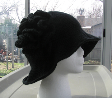custom sweet charity hat in black