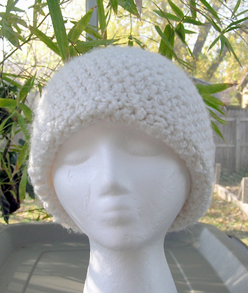 double layer crochet hat