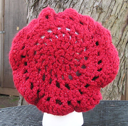 custom eleanor crochet hat in combo yarns