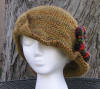 Flamboyant Aussie Crochet Hat with Zen Flower