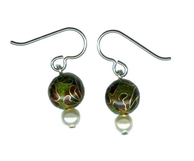 hypoallergenic cloisonnel earrings