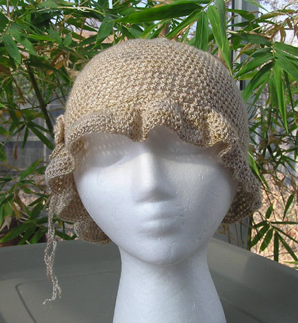 custom crochet wedding hat