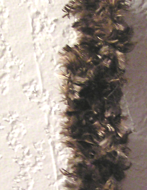 faux fur crocheted boa