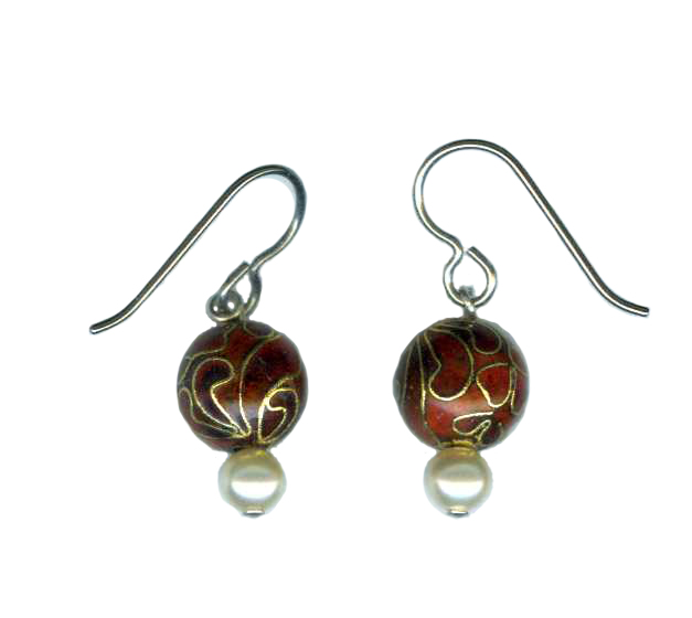 hypoallergenic cloisonnel earrings