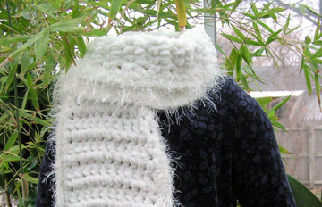 custom crochet scarf