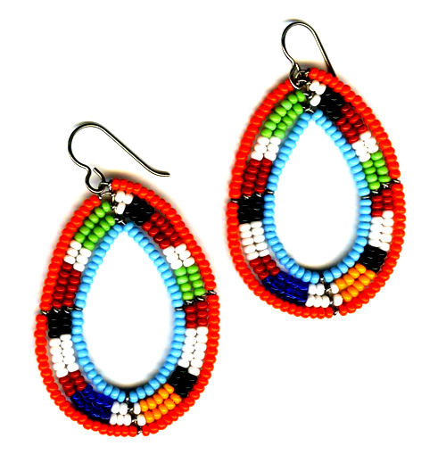 Maasai dangle earrings
