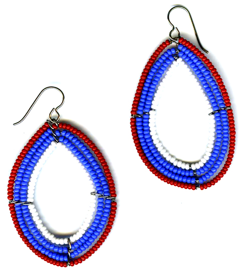 Maasai dangle earrings