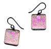 hypoallergenic dichroic glass earrings