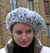 Russian crocheted hat