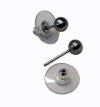 surgical stainless steel 5mm ball post earrings