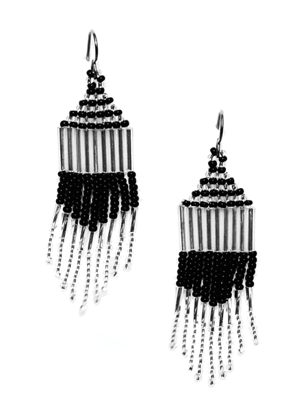 hypoallergenic native american bead earrings