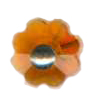 Niobium Flower Crystal Post Earrings