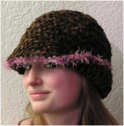 Arctic Chenille Crochet Hat