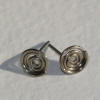 linda landauer titanium spiral post earrings