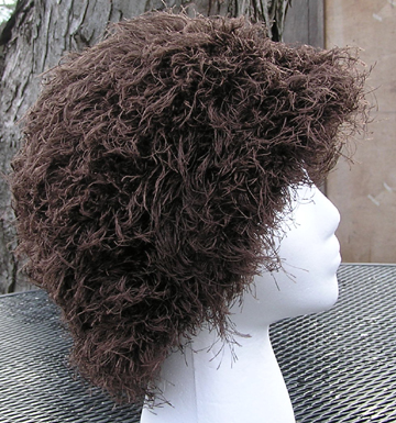 Wild Sable Faux Fur Crochet Hat