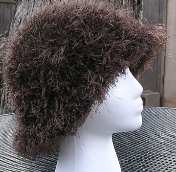 Wild Sable Faux Fur Crochet Hat